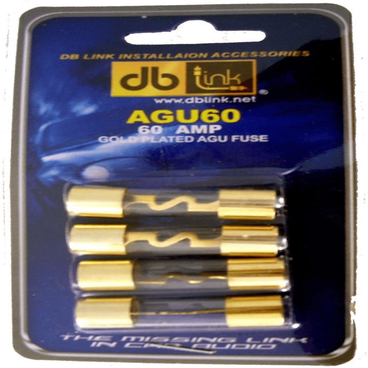 DB LINK AGU FUSES DISPLAY PACKAGED 60 AMP 5 PACK (AGU60)