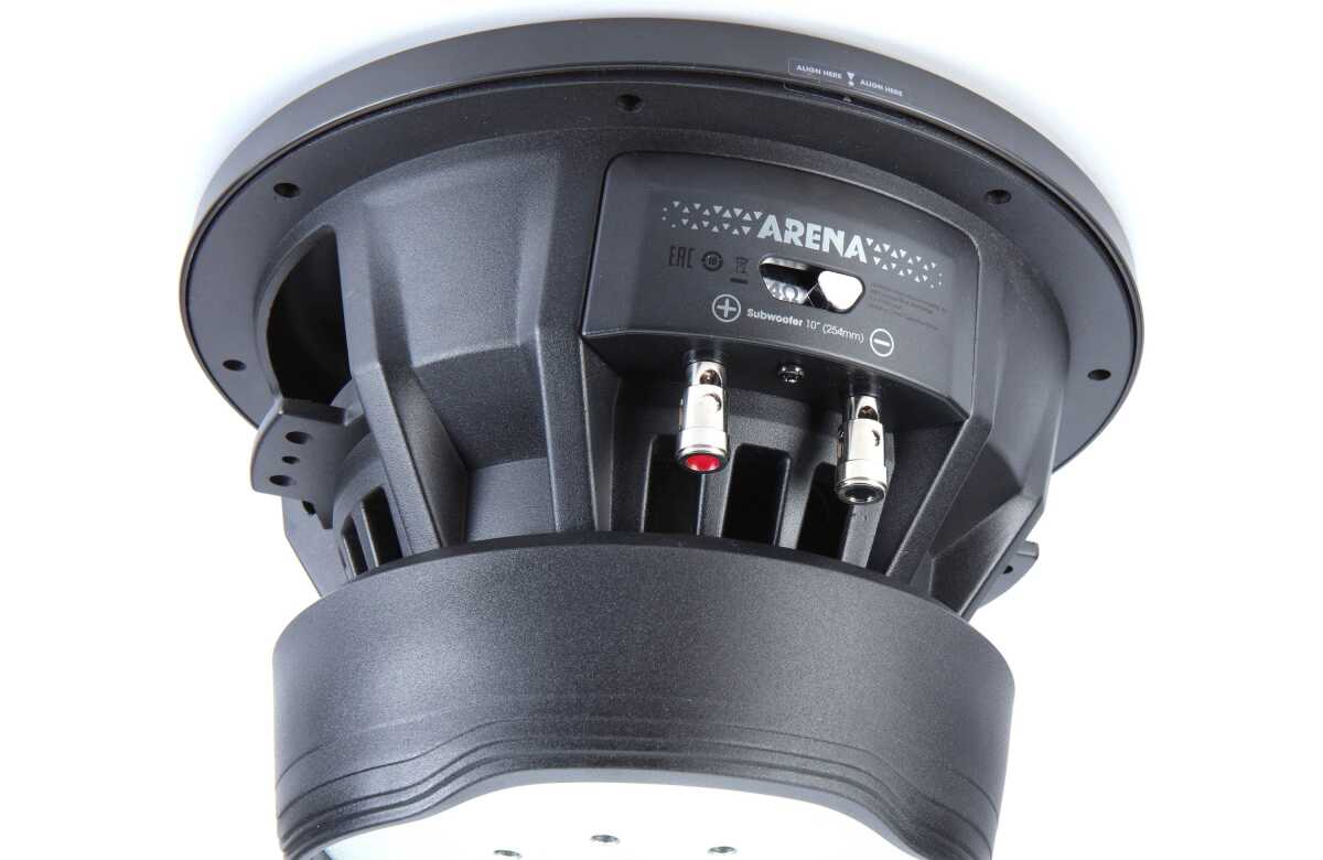JBL 10" 1000 WATT SELECTABLE DUAL 2 OHM OR 4 OHM SUBWOOFER (ARENA10)