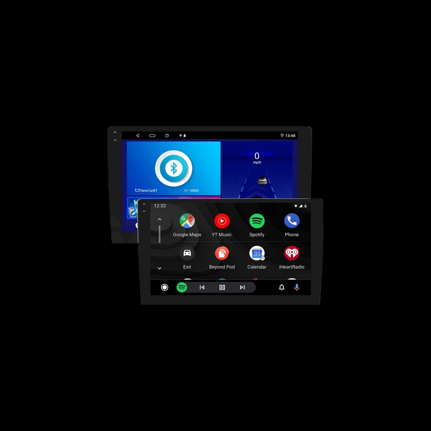 Xtreme Car Audio 10” Single DIN MECHLESS Touchscreen Receiver with Bluetooth, Apple Carplay/Android Auto, WIFI, MirrorLink and Remote