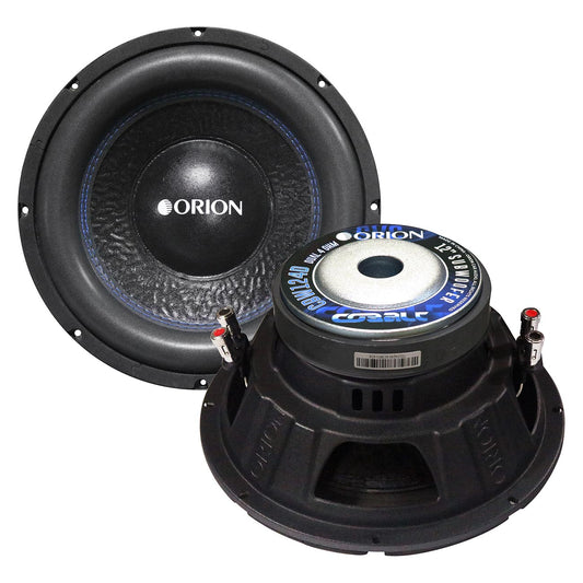 Orion Cobalt 12″ Woofer, 400W RMS/1600W Max, Dual 4 Ohm Voice Coil