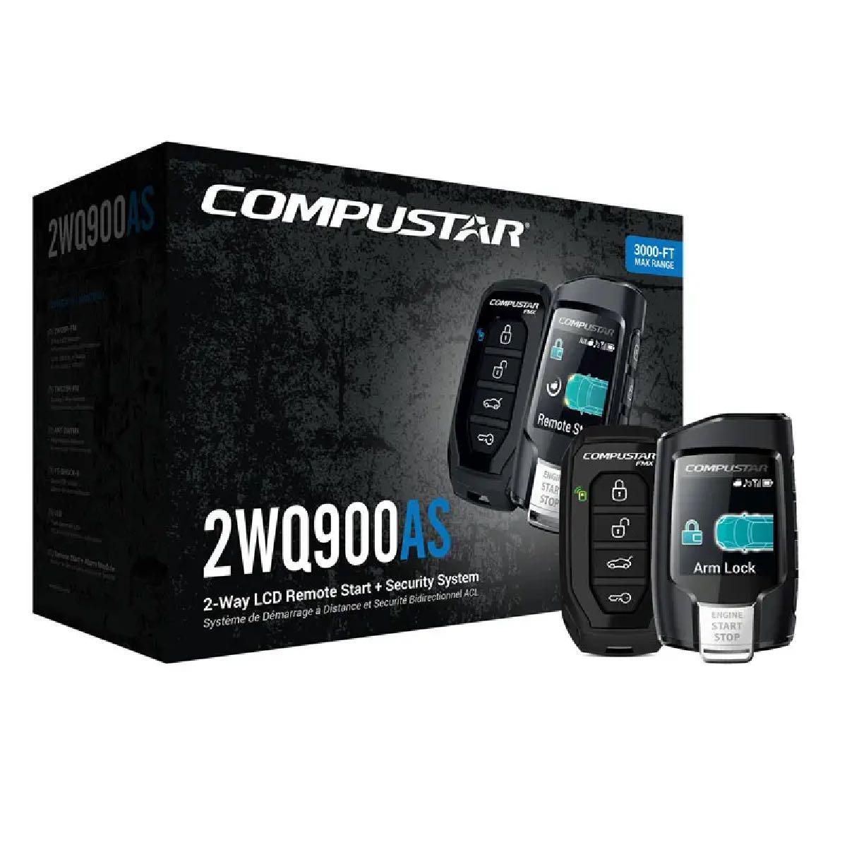 COMPUSTAR 2 WAY REMOTE START & ALARM WITH LCD REMOTE (CS2WQ900AS)