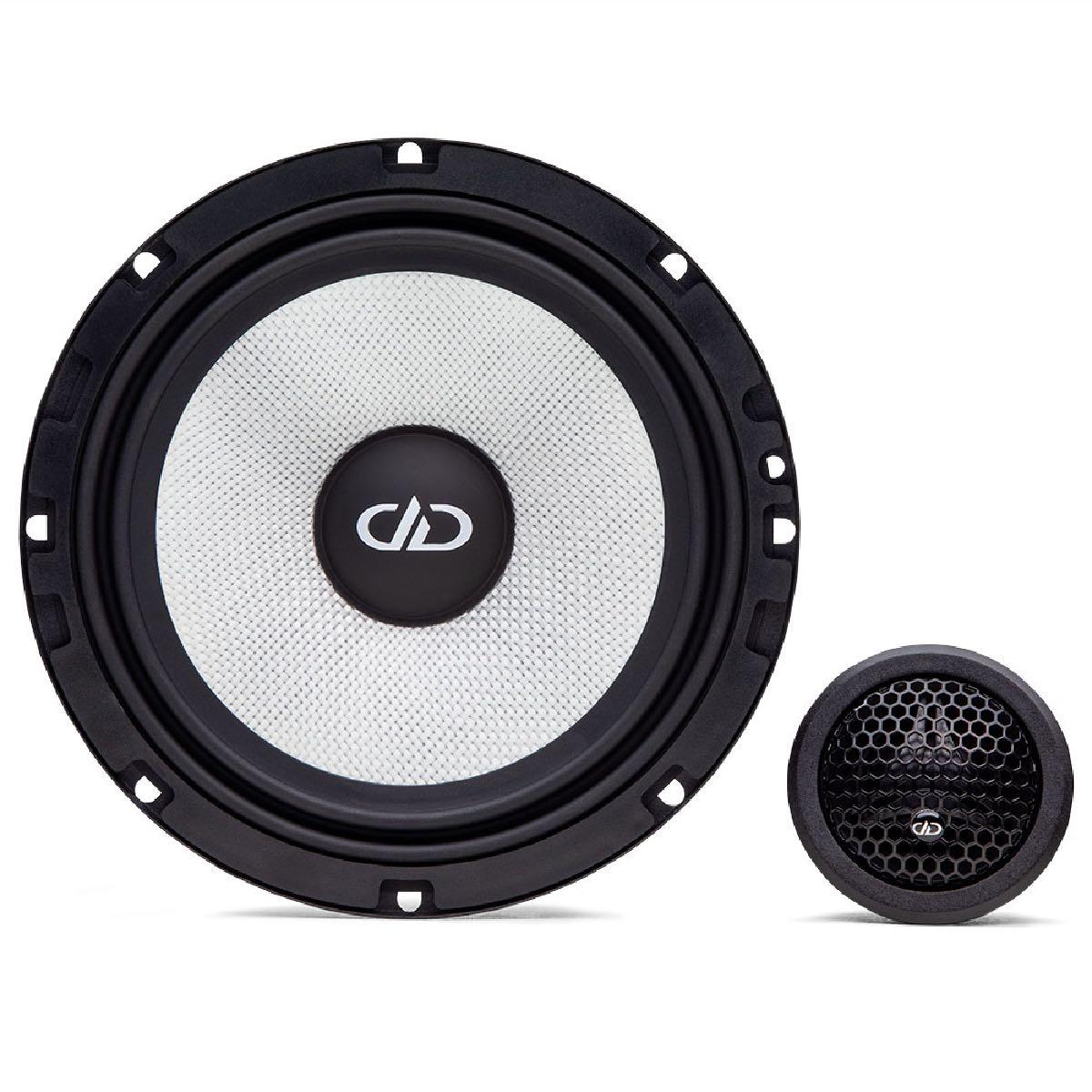 DD AUDIO 6.5" COMPONENT SET, DT25 TWEETERS, 70W-245W (D-C6.5B)