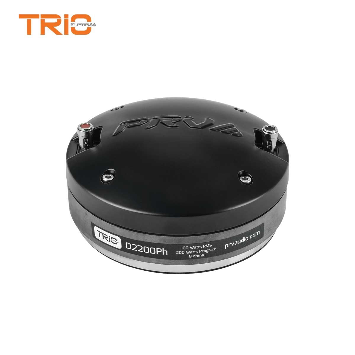 PRV AUDIO - 2" Exit Phenolic Compression Driver 200W Program Power 2" VC 8 Ohms (D2200Ph)