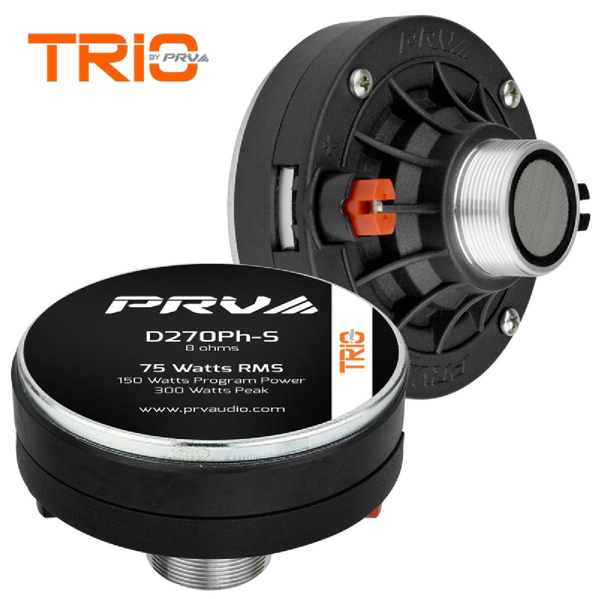 PRV AUDIO - 1" EXIT COMP. DRIVER - 150W PROGRAM POWER - 2" VC - SCREW ON (D270PH-S)