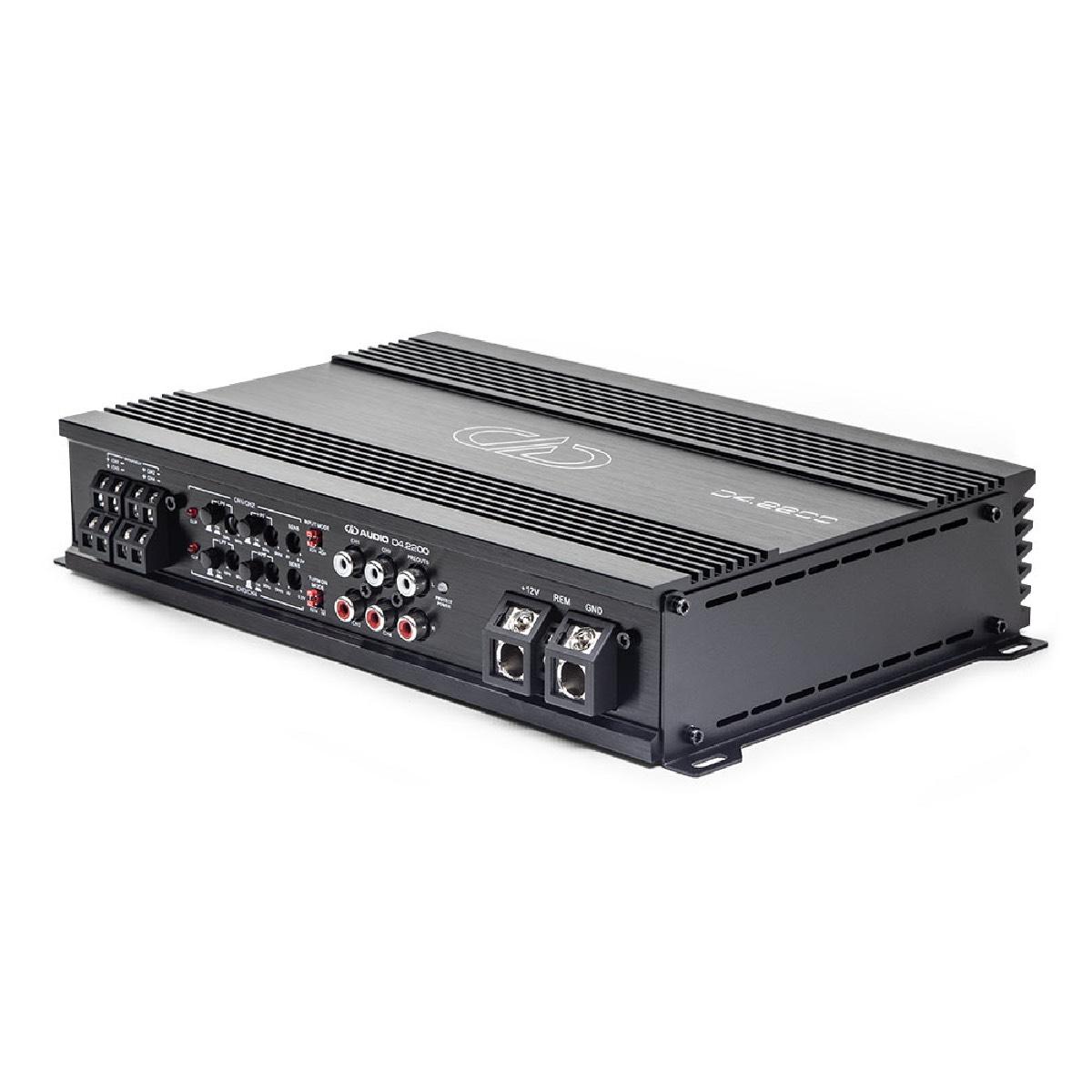 DD AUDIO 4 X 200 WATTS @ 4 OHM, 4 X 370 WATTS @ 2 OHM, 550 WATTS X 4 @ 1 OHM AMPLIFIER (D4.2200)