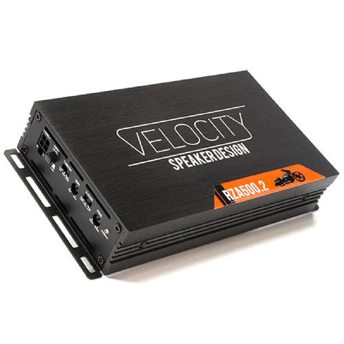 VELOCITY DOUBLE TROUBLE TWIN 500 WATT 2 CHANNEL AMPLIFIERS (DT-RZA500-NP)