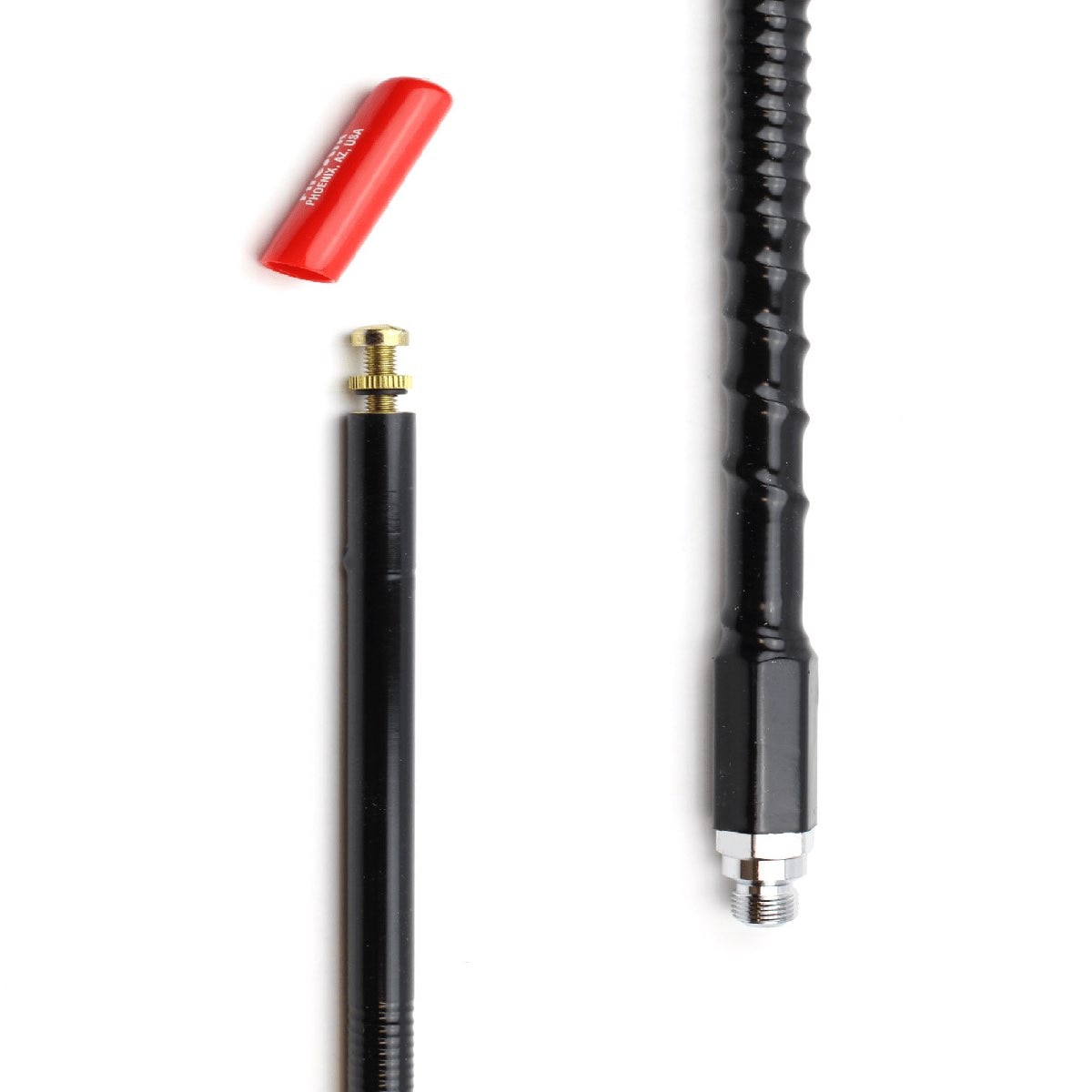 FIRESTIK TUNEABLE TIP FIBERGLASS ANTENNA 4' BLACK (FS4B)