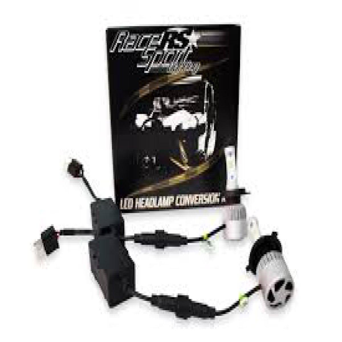 RACESPORT TERMINATOR H4 FANLESS LED HEADLIGHTS WITH BUILT IN DRIVER (H4TLED)