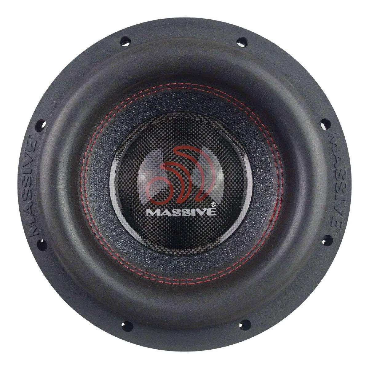 MASSIVE AUDIO 8" 1400 WATT DUAL 4 OHM VOICE 2.5" COIL WOOFER (H84X)