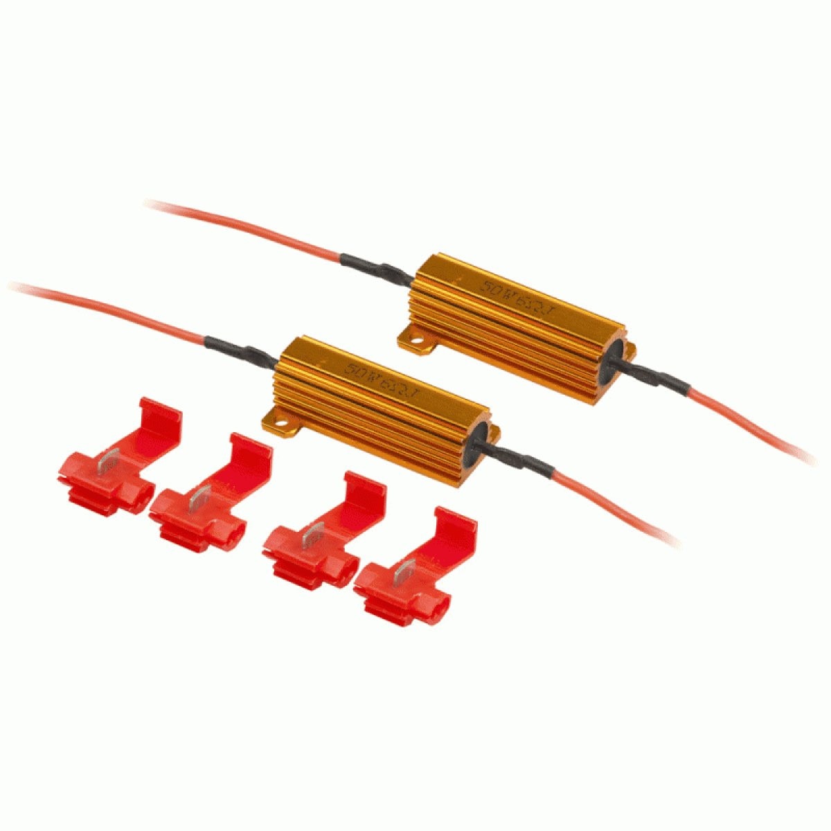METRA 6 OHM 50 WATT LOAD RESISTORS- PAIR (HELR) - image 1