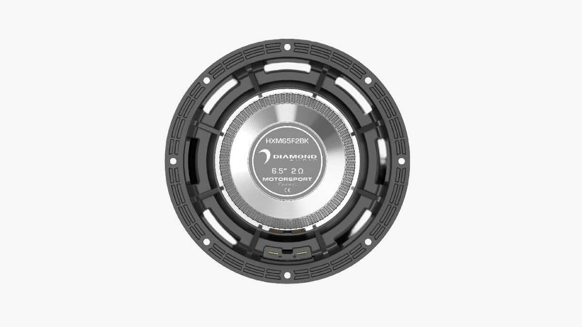 DIAMOND AUDIO 6.5" 250 WATT 2 WAY CARBON FIBER POWER SPORT SPEAKERS (HXM65F2BK)