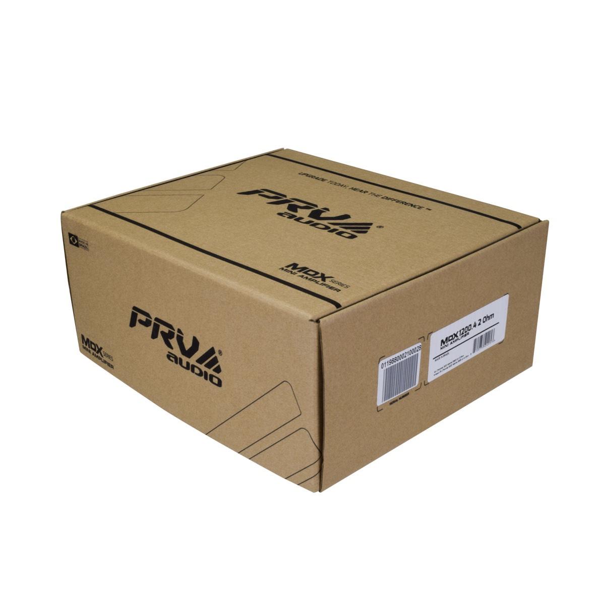 PRV AUDIO - 4 CHANNEL 1200 WATT 2 OHM STABLE AMP (MDX1200.4 2OHM)