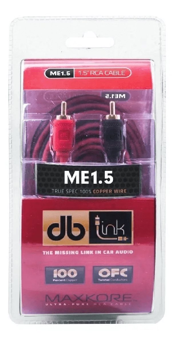 DB LINK MAXCORE 100% OFC COPPER 1.5" RCA (ME1.5)