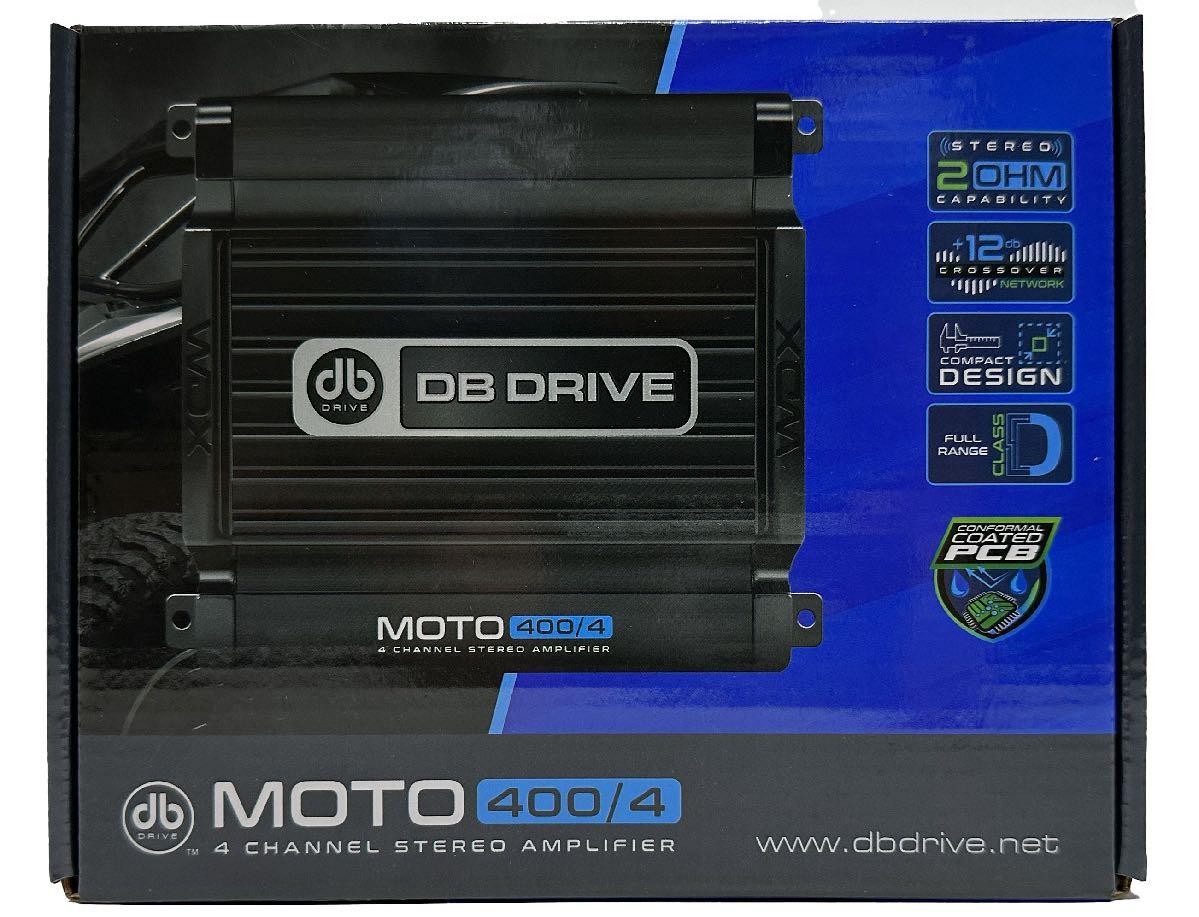 DB DRIVE 800 WATT 4 CHANNEL MICRO POWER SPORTS AMPLIFIER (MOTO400/4)