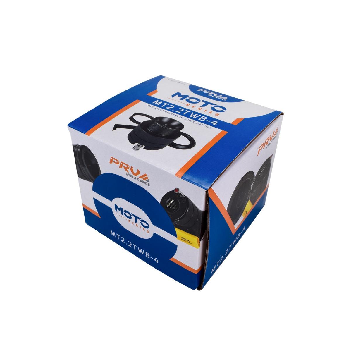 PRV AUDIO - 2.25" SHORT HORN TWEETER BLACK 240 WATTS, EACH (MT2.2TWB-4)