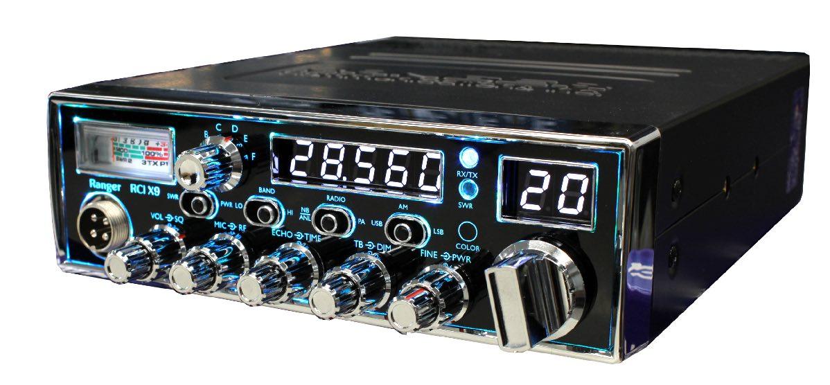 RANGER SSB/ AM/ FM 10 METER 120 WATT COLOR CHANGING (RCIX9)
