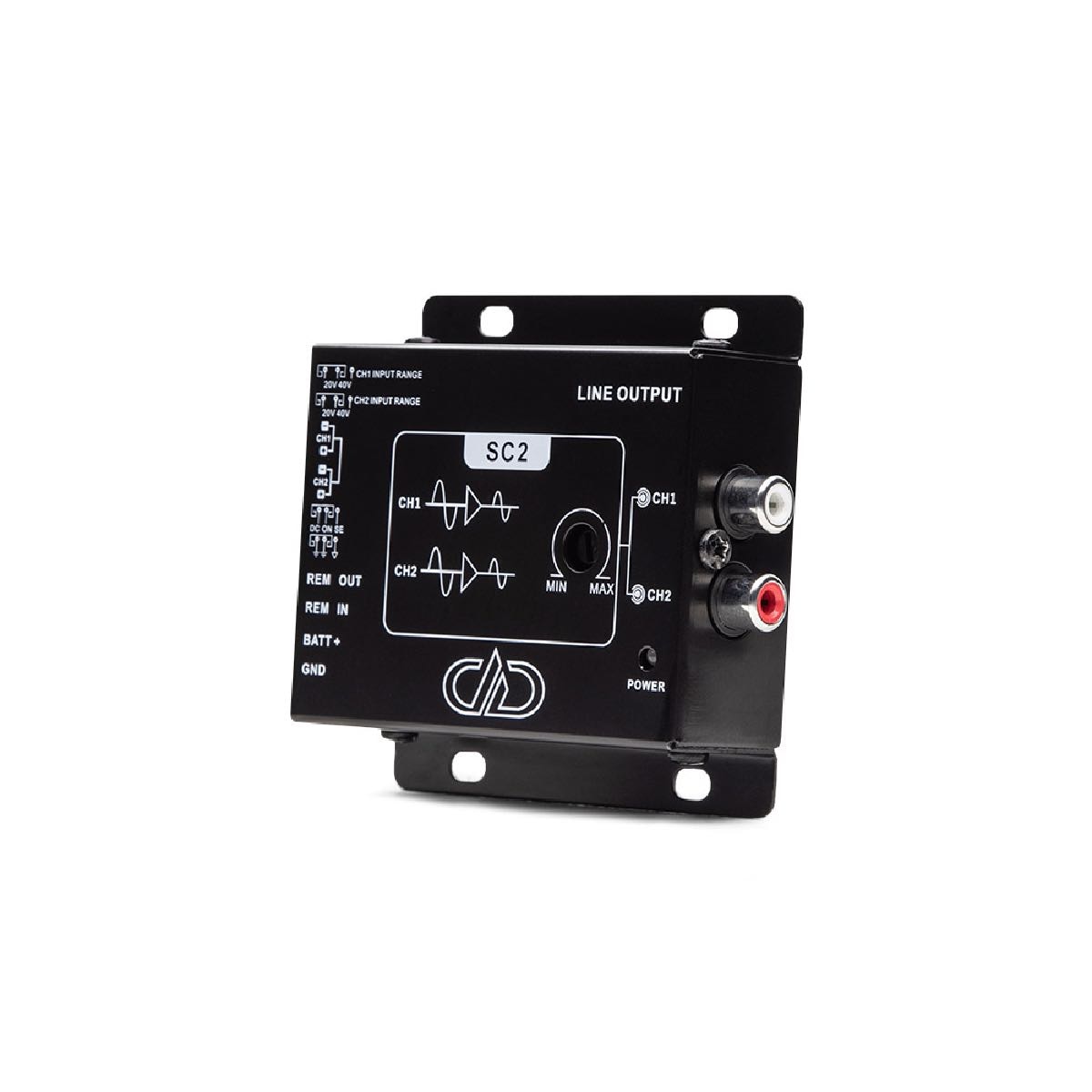 DD AUDIO 2 CHANNEL HI/LO CONVERTOR WITH OEM LINE LOAD DETECTOR (SC-2)
