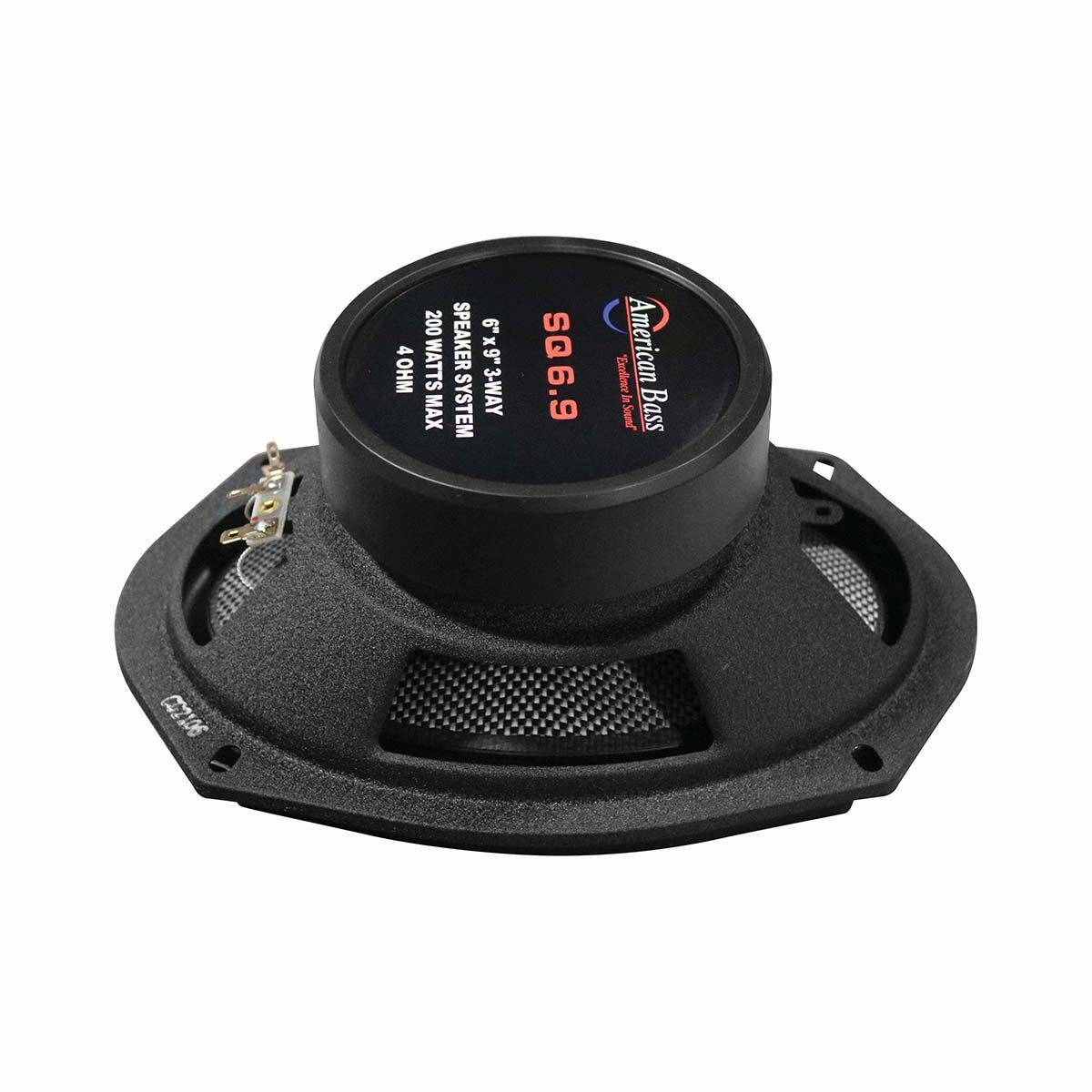 AMERICAN BASS SQ COAXIAL SPEAKERS 6X9" 200 WATTS (SQ69)