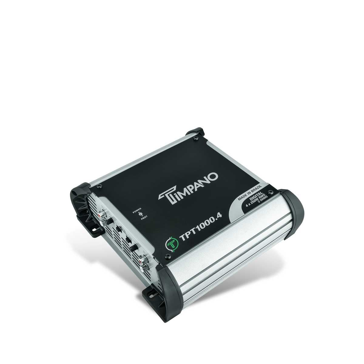 TIMPANO - 4X 250 WATTS RMS AT 2 OHMS - CLASS D AMPLIFIER - 10HZ TO 26KHZ - FOUR CHANNEL (TPT-1000.42OHMS)