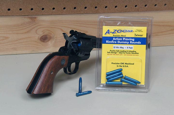 A-zoom 22 Win Mag Dummy Rounds 6 Pk