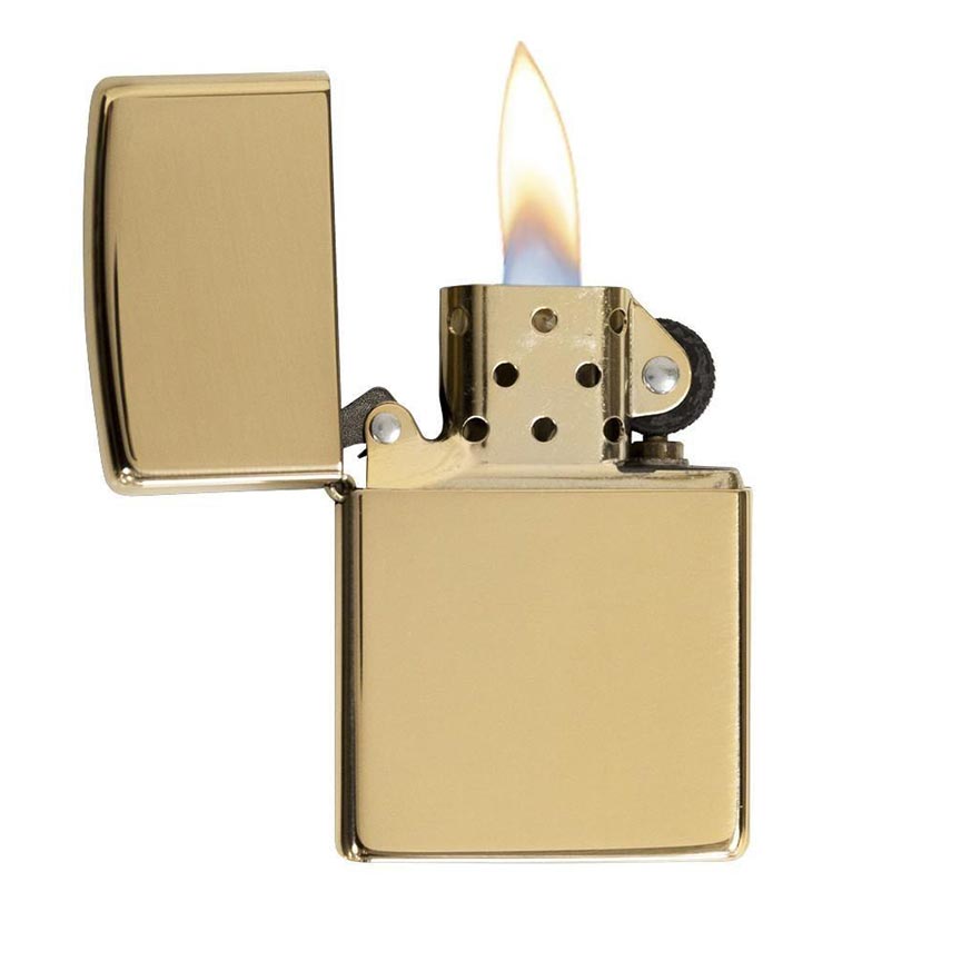 Zippo Windproof Lighter Armor (1.5 Times Thicker) High Polish Brass