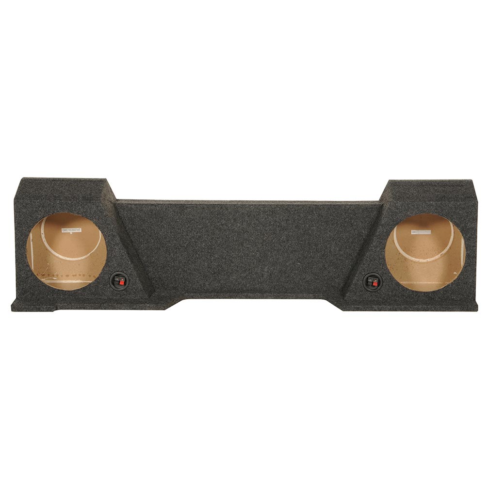 Qpower Gmc/chevy Extended Cab (high Transmission) '07-'13 Dual 10" Empty Woofer Box