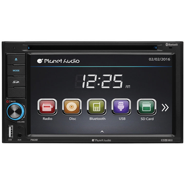 Planet Audio 6.2" D.din Touchscreen Dvd/bt