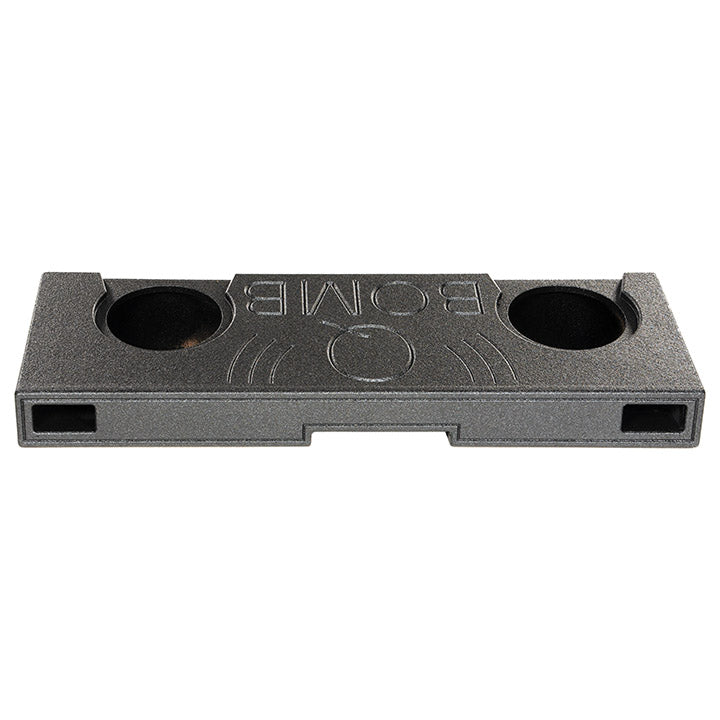 Qpower "qbomb" Chevy/gmc Crew Cab '07-'13 Dual 10" Vented Empty Woofer Box