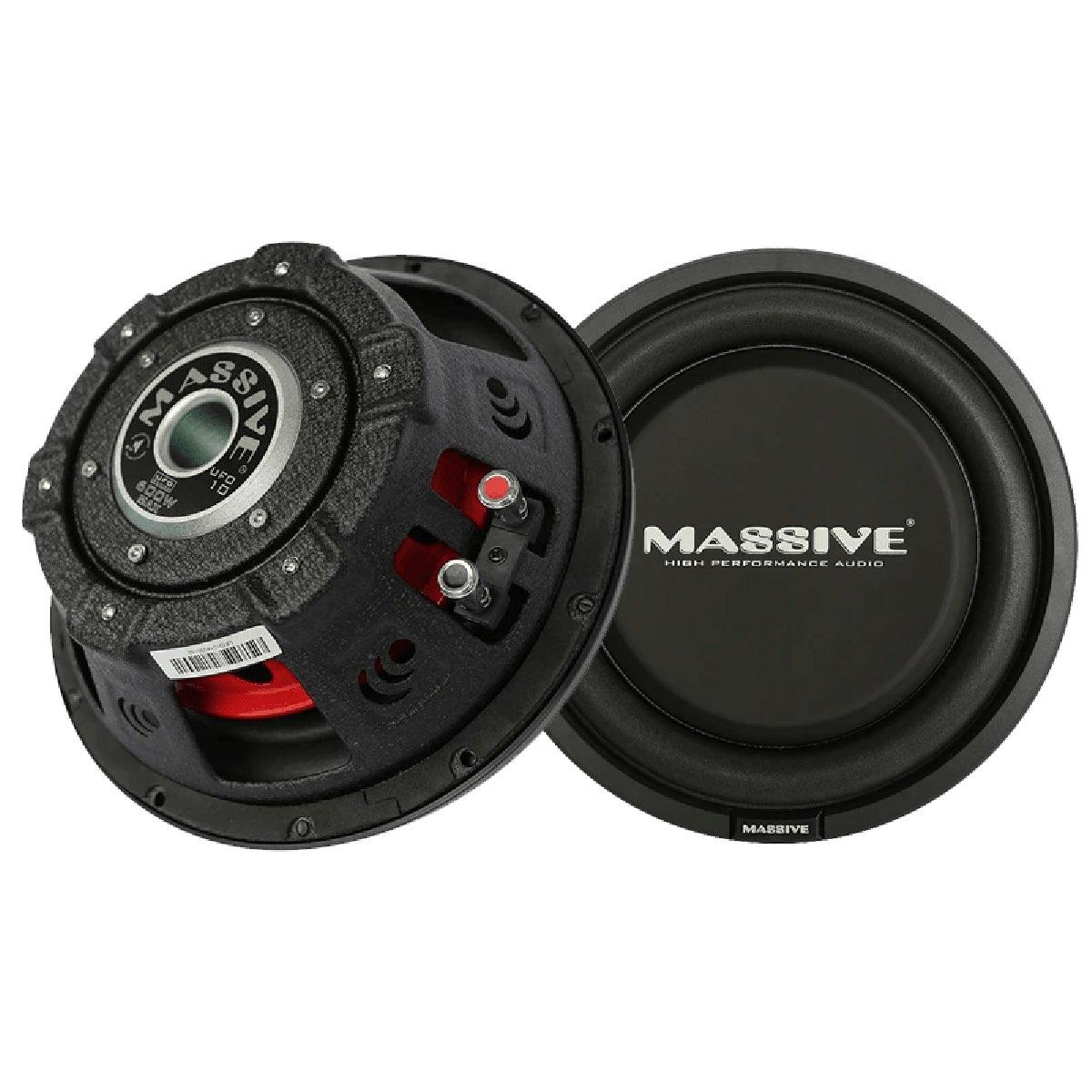 MASSIVE AUDIO 10" 600 WATT DUAL 4 VC (UFO10V2)