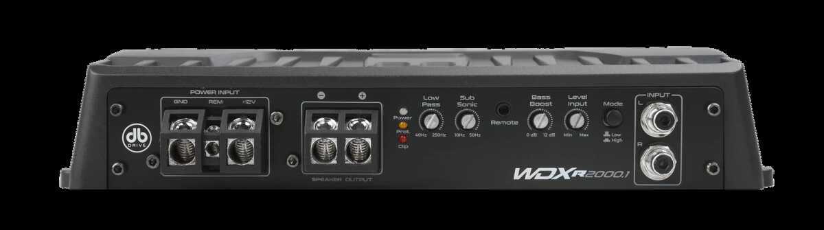 DB DRIVE 2000 WATT 1 CHANNEL AMPLIFIER (WDX-R2000.1)