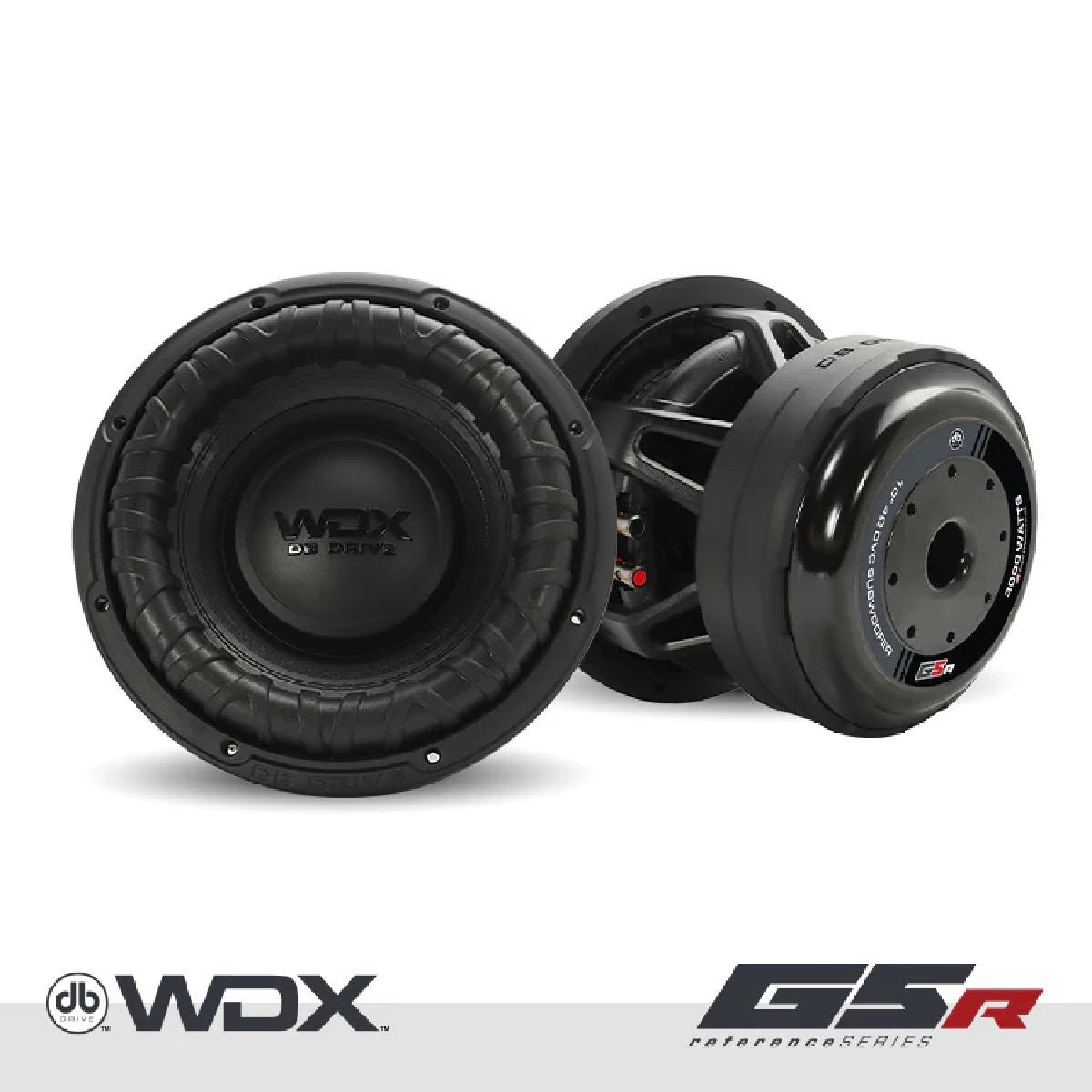 DB DRIVE 10" 3000 WATT DUAL 4 OHM SUBWOOFER (WDX10G5R.4)