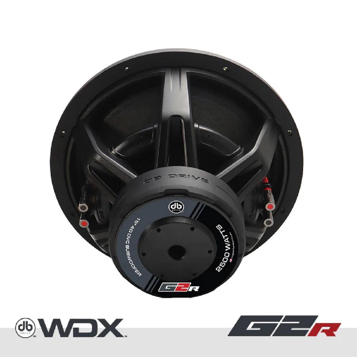 DB DRIVE 15" 2500 WATT DUAL 2 OHM SUBWOOFER (WDX15G2R.2)