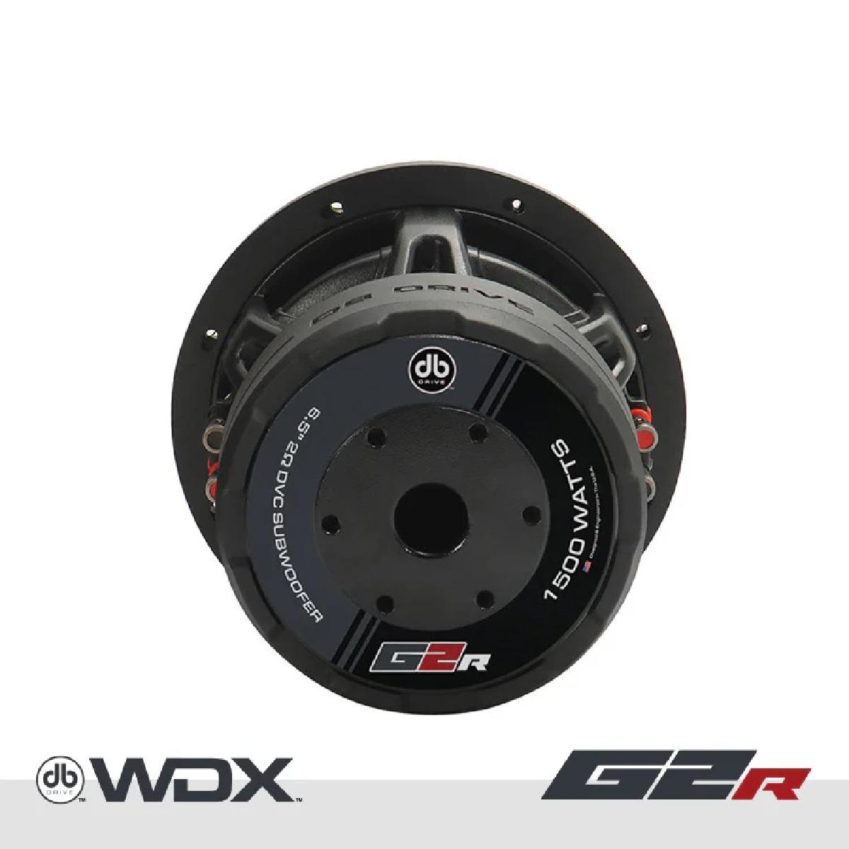 DB DRIVE 6.5" 1500 WATT DUAL 4 OHM SUBWOOFER (WDX6.5G2R.4)