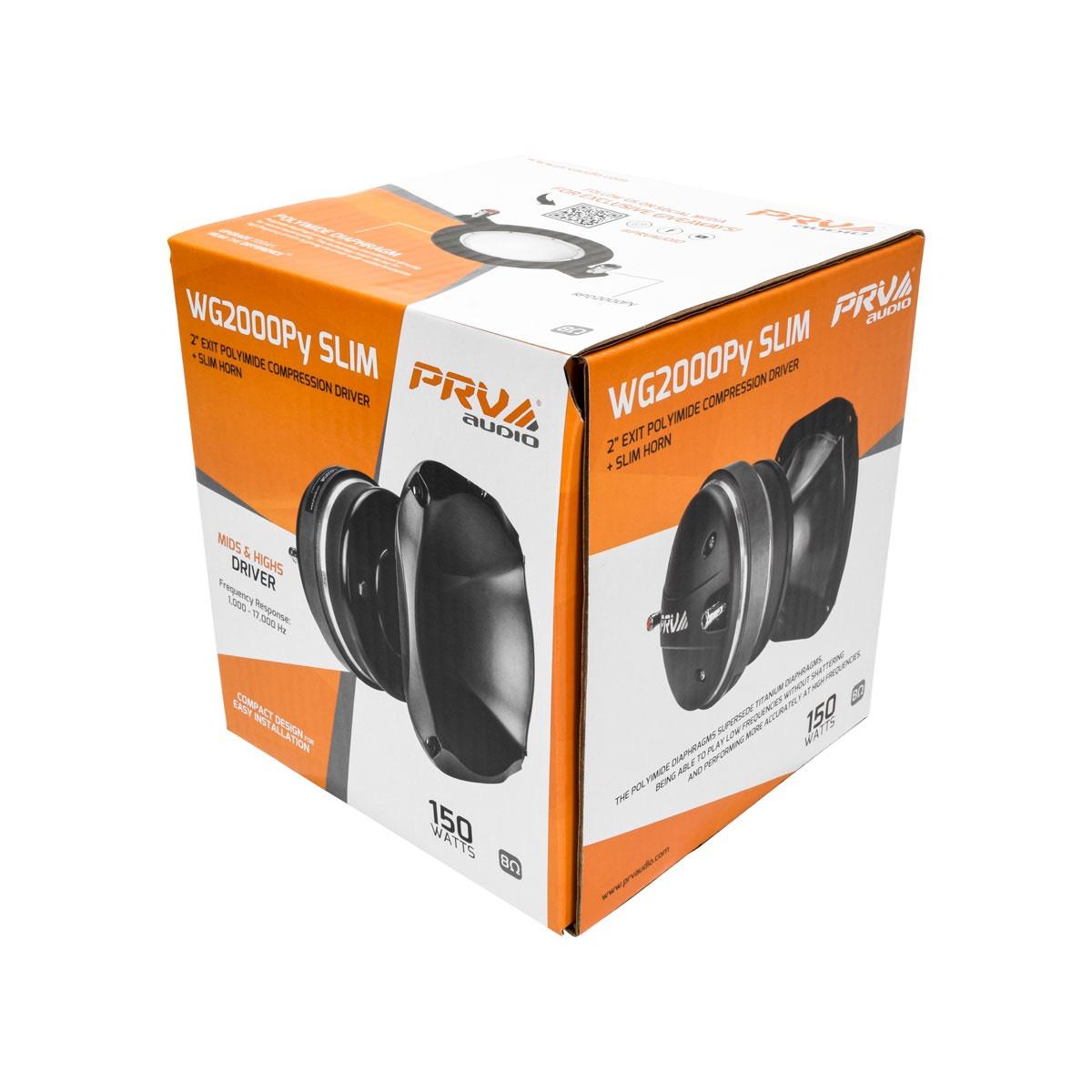 PRV AUDIO - Driver Horn Combo 2" EXIT MIDS & HIGHS COMPRESSION DRIVER WITH HORN (WG200PY SLIM)