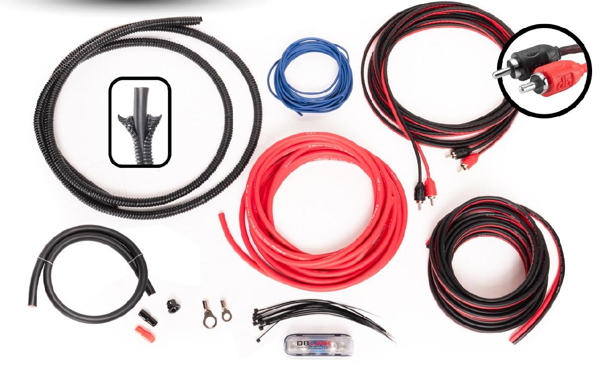 DB LINK 8 GAUGE SUPER FLEX MINI ANL AMPLIFIER KIT (XRK8MANL)