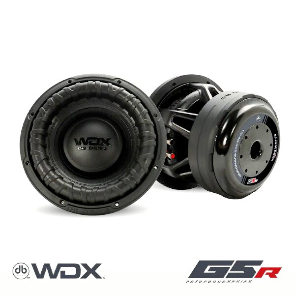 DB Drive 12 inch subwoofer WDX series black car audio bass speaker set
