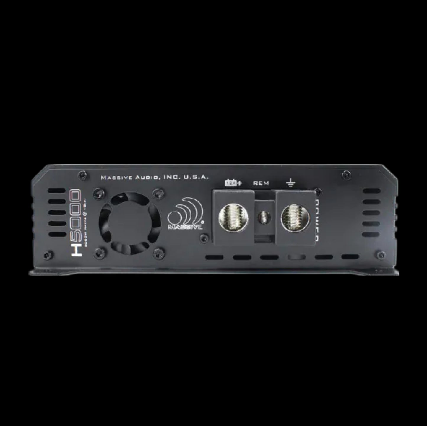 CH BEATS 5000 watt mono block amplifier black with cooling fan and power terminals
