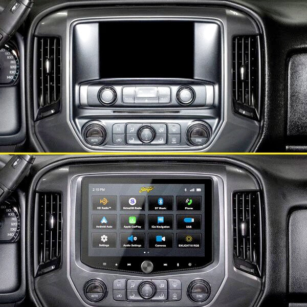 STINGER HORIZON10 FLUSH MOUNT WITH FULL INTEGRATION KIT FOR 14-18 SILVERADO/SIERRA 1500 & 15-19 2500 & 3500 (SRK-GM14HX)