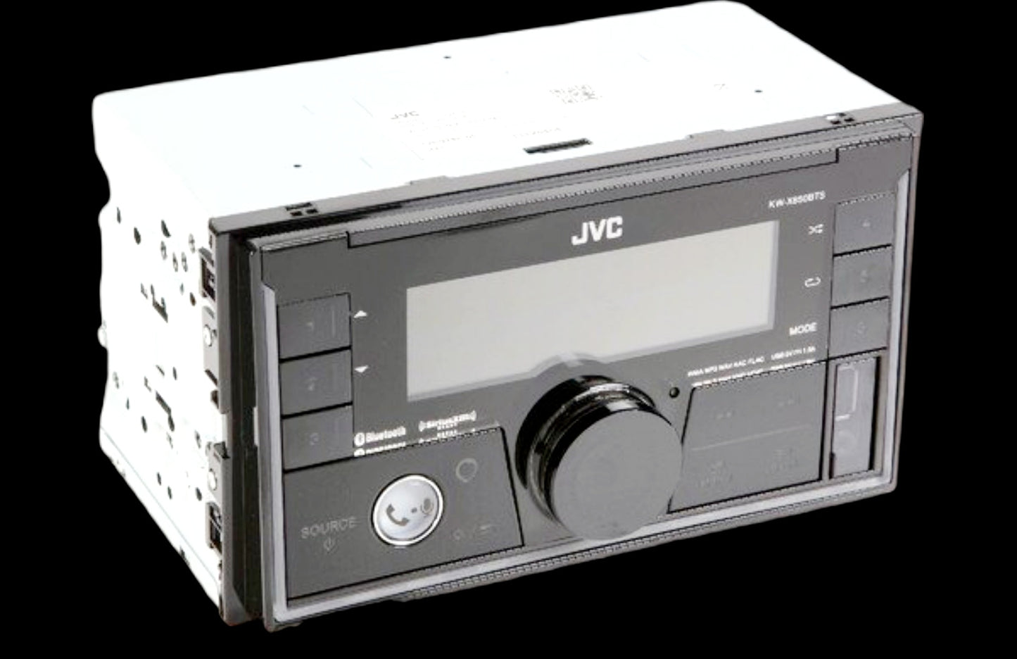 JVC DOUBLE DIN AM/FM MECHLESS BLUETOOTH & USB SIRIUSXM (KWX850BTS)