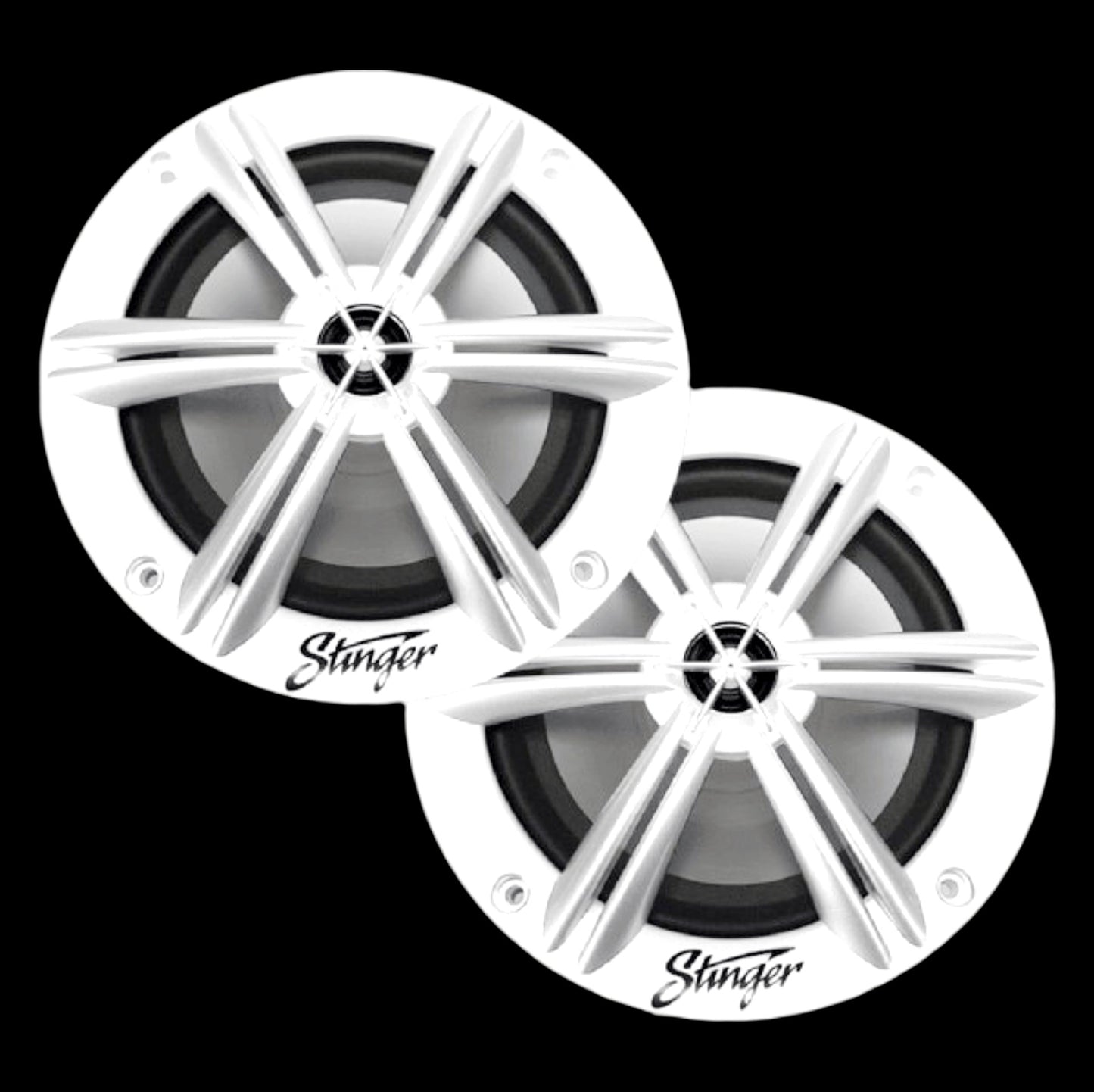 STINGER 6.5" MARINE SPEAKERS WHITE