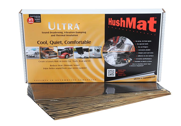 Hushmat Floor/dash Kit Black; 20 Sheets; 12 In. X 23 In.; 38.75 Sq. Ft.