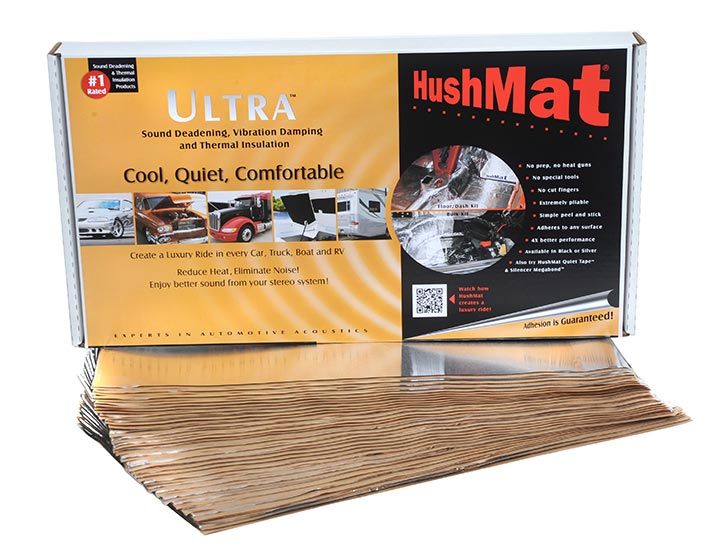 Hushmat Bulk Kit Silver; (30) 12” X 23” Sheets; 58.1 Square Feet