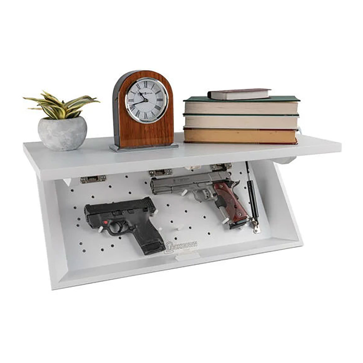 Lockdown In-plain-sight Shelf - White