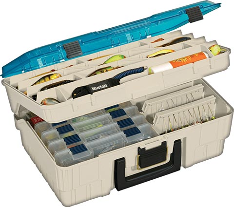 Plano Two Level Magnum 3500 Beige W Blue Tackle