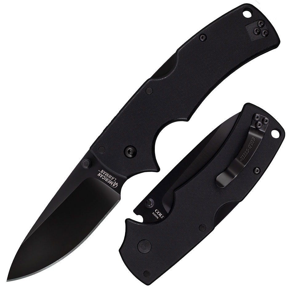 Cold Steel American Lawman Folding Knife 3-1/2" S35vn Blade G10 Handles