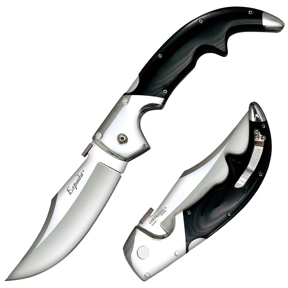 Cold Steel Large Espada Folding Knife 5-1/2" Cts-xhp Polished Blade