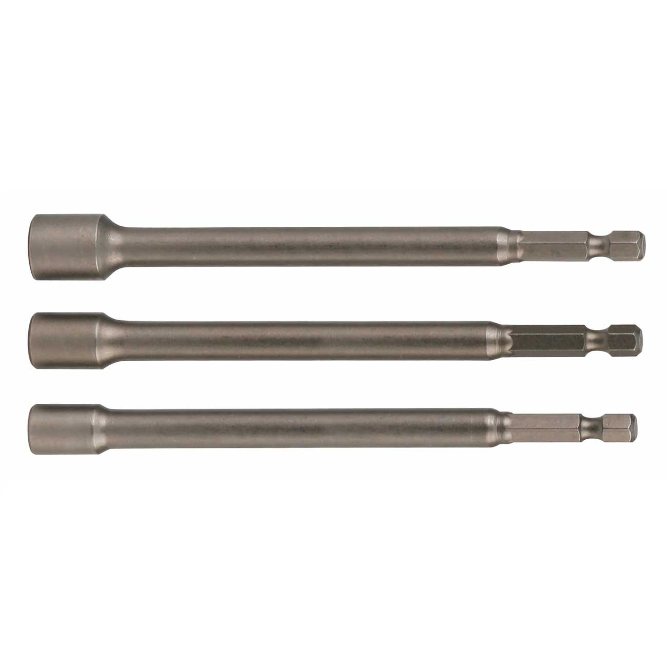 Wiha Magnetic Long Shank 1/4" Drive Nut Setter Set: 1/4" 5/16" 3/8'' (3 Piece Set)