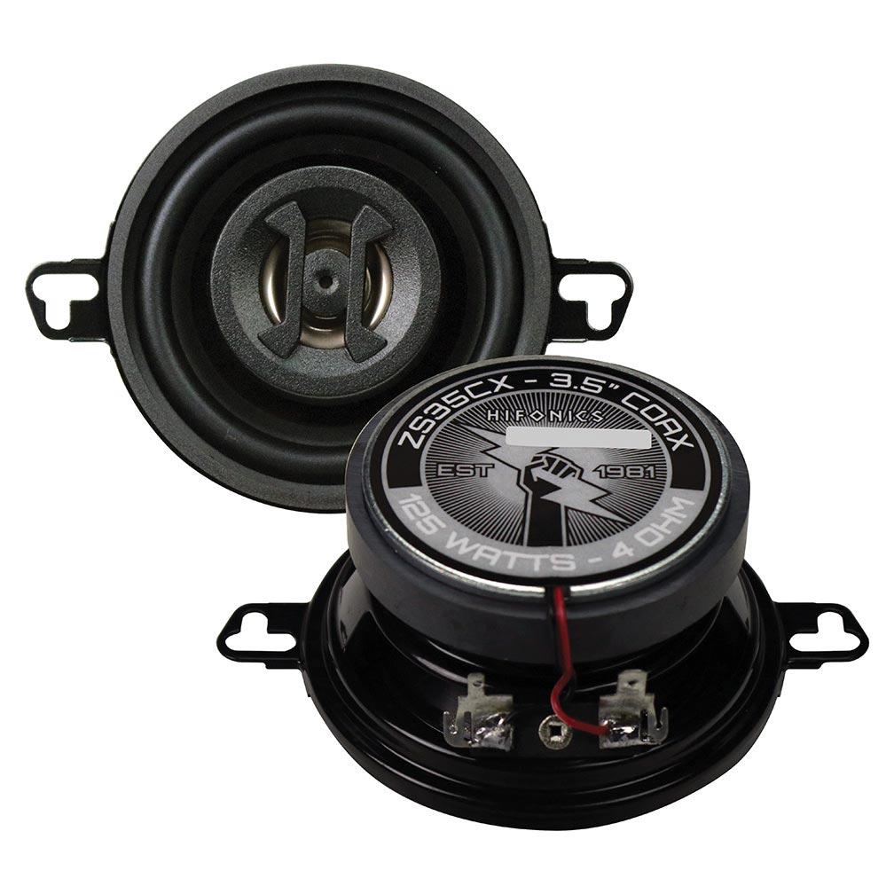 Hifonics Zeus 3.5" Coaxial Speaker 125 Watts Maxx