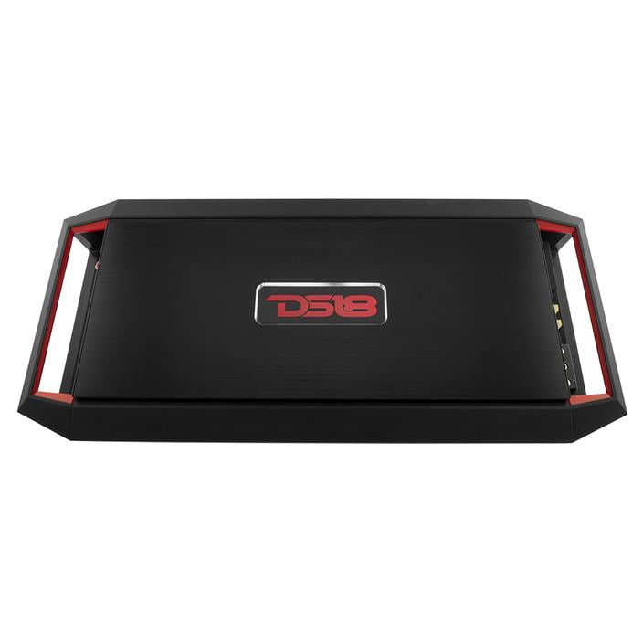 CH WORLD DS18 2 channel amplifier with black and red design for high performance audio