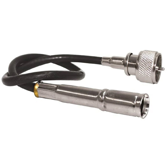 PROCOMM SINGLE MOTOROLA FEMALE TO MALE UHF 12" ADAPTER (12MFPL)
